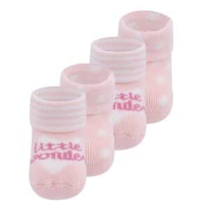 Ewers Erstlingssocken 4er-Pack Little Wonder rosa