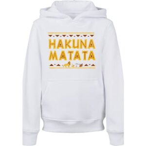 F4NT4STIC Hoodie Disney König der Löwen Hakuna Matata The Lion King weiß