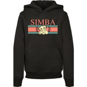 F4NT4STIC Hoodie Disney König der Löwen Simba Stripes schwarz