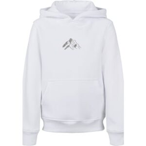 F4NT4STIC Hoodie Mountain Berge Urlaub Winter Schnee Ski weiß