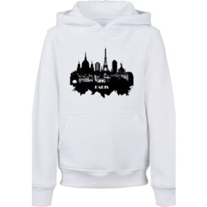 F4NT4STIC Hoodie PARIS SKYLINE HOODIE UNISEX weiß