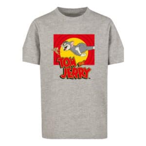 F4NT4STIC T-Shirt Tom and Jerry TV Serie Chase Scene heather grey