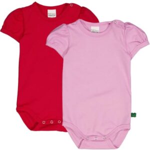 Fred's World Kurzarmbody 2er-Pack Pastel / Salsa