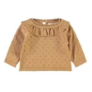 Lil'Atelier Langarmshirt Nbfgliva Tobacco Brown