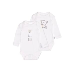 Liliput Langarmbody 2er-Pack Play all day weiss