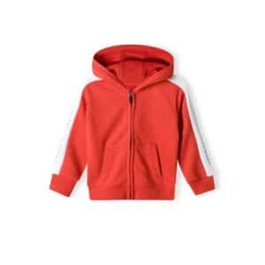 MINOTI Hoodie mit Zipper Rot