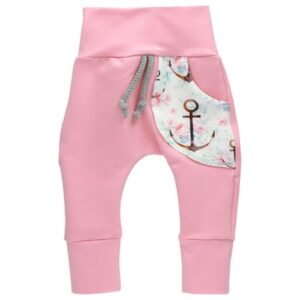 Puschel-Design Hose Handmade rosa