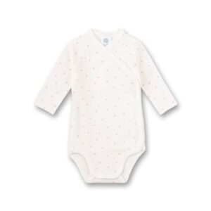 SANETTA Wickelbody white pebble