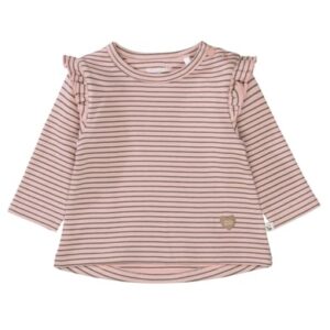 STACCATO Langarmshirt blush gestreift