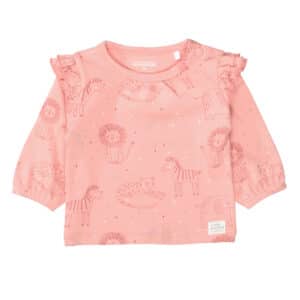 STACCATO Shirt peach gemustert