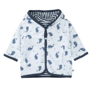 STACCATO Wendejacke sea blue gemustert