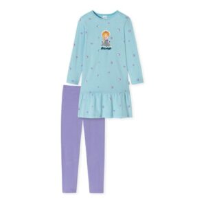 Schiesser Pyjama Girls World aqua