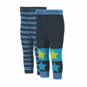 Sterntaler Leggings Doppelpack Ringel und Sterne marine