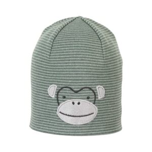 Sterntaler Beanie Affe grün