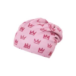 Sterntaler Beanie Kronen rosa