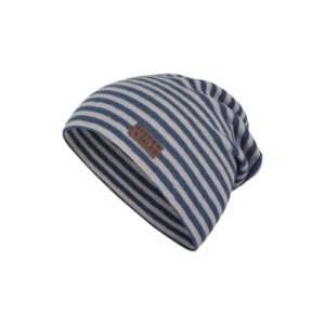 Sterntaler Beanie Streifen mittelblau