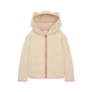 TOM TAILOR Sweatjacke Teddy Soft Light beige