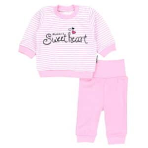 TupTam Baby Mädchen Langarmshirt Babyhose Outfit 2teilig rosa