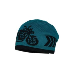 maximo Boys Beanie Motorrad schwarz-tanne