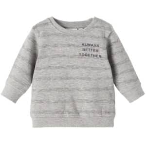 name it Sweatshirt Nbmsoeren Grey Melange