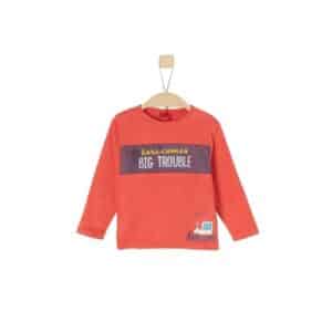 s.Oliver Boys Langarmshirt red melange