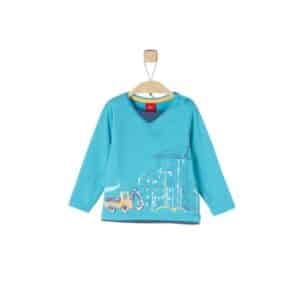 s.Oliver Boys Langarmshirt turquoise