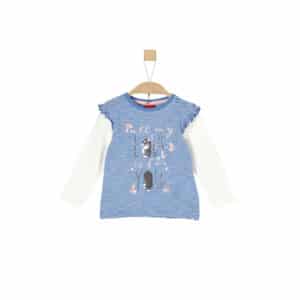 s.Oliver Girls Langarmshirt medium blue