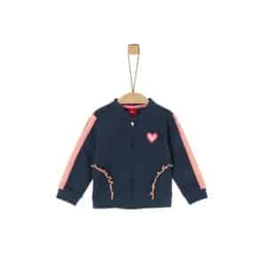 s.Oliver Sweatjacke dark blue rosa