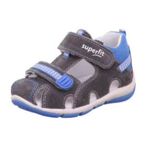 superfit Sandale Freddy hellgrau/blau (mittel)