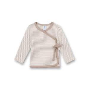 Sanetta Pyjama Shirt beige gestreift