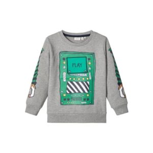 name it Boys Sweatshirt NMMBOBOT Grey Melange