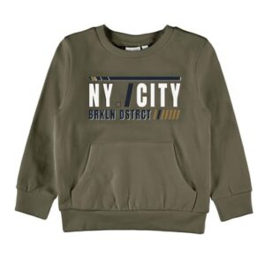 name it Sweatshirt Nmmvildar Stone Gray