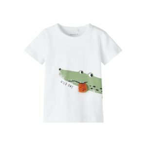 name it T-Shirt Nbmfasio Bright White