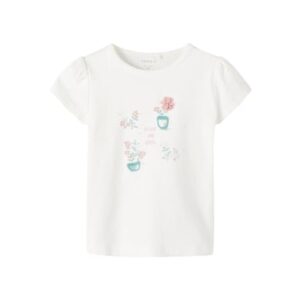 name it T-Shirt Nbfhaily White Alyssum