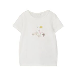 name it T-Shirt Nbfjutta White Alyssum