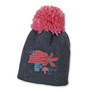 Sterntaler Girls Beanie anthrazit melange