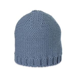 Sterntaler Strickmütze uni blau