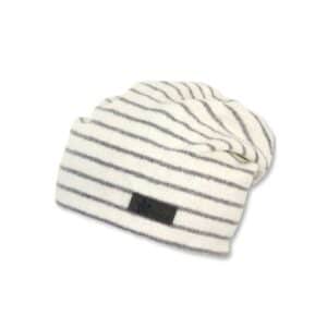 Sterntaler Beanie Streifen ecru