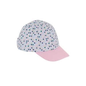 Sterntaler Basecap Herzchen weiss