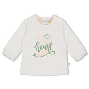 Feetje Longsleeve Shine Hearts weiß