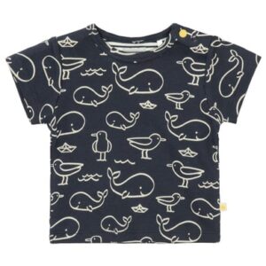 STACCATO T-Shirt marine gemustert