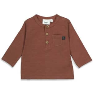 Feetje Langarmshirt Wild Thing Bruin