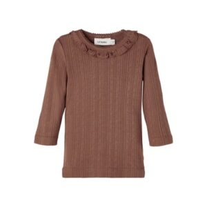 Lil'Atelier Langarmshirt Nbfrachel Chestnut