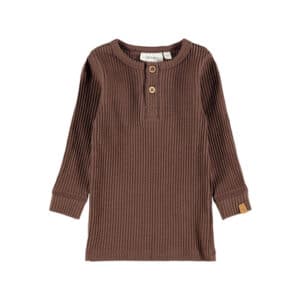 Lil'Atelier Langarmshirt Nbmrajo Chestnut