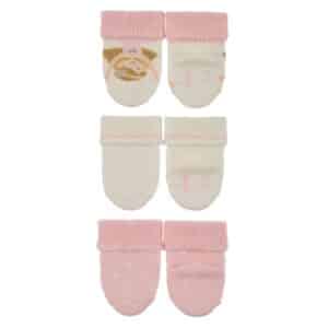 Sterntaler Baby-Söckchen 3er-Pack Ballerina ecru