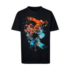 F4NT4STIC T-Shirt Snowboarder schwarz