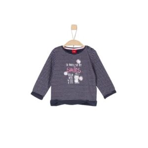 s.Oliver Girls Sweatshirt dark blue stripes