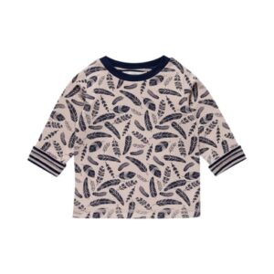 Sense Organics Boys Longsleeve Felix feather and stripes