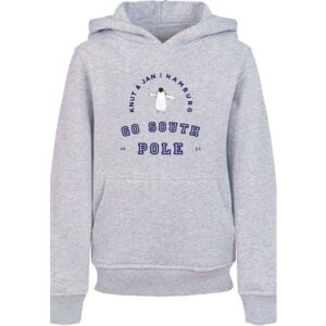 F4NT4STIC Hoodie Pinguin Knut & Jan Hamburg heather grey