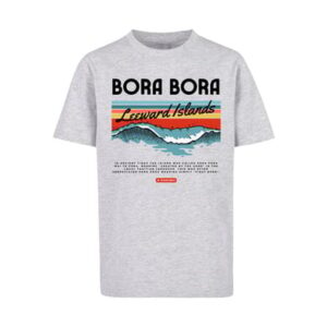 F4NT4STIC T-Shirt Bora Bora Leewards Island heather grey